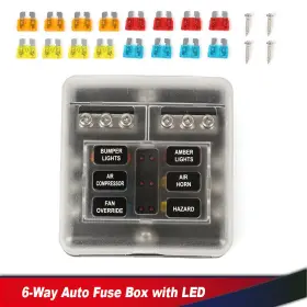 DSA539054 DS-AUTO-PARTS Car Boat Blade Fuse Holder Box Block