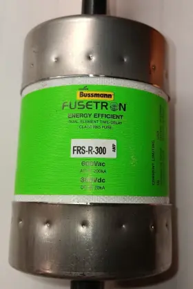 ECSR200 EDISON Bussman Fuse Vac Vdc Amp Fusetron #3