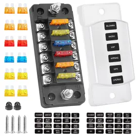 445015094010 ELECTOP Fuse Block Blade Box Negative Bus Holder