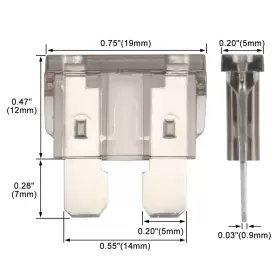 726084806283 ELECTRIC INC Ato Atc Blade Fuses Pack Amp Acting #3