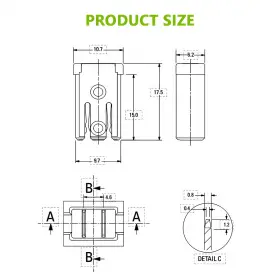 791162197843 EPLZON Mini Mcase Cartridge Fuse Pack Kit #2