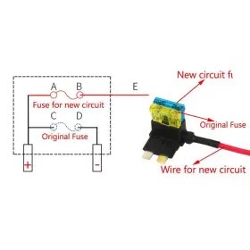 710185582429 ESUPPORT Standard Circuit Fuse Tap Piggy Blade #2