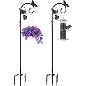 HDMYG2JZ-HWX EVEAGE Shepherd Hook Prongs Base Garden Holder