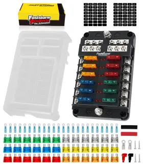 105291 FASTSTORM Fuse Block Volt Led Indicato