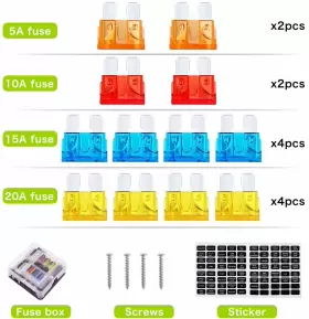 725683981131 FEMEDO Volt Fuse Block Waterproof Box Negative #3