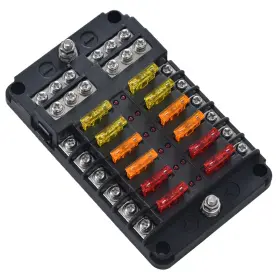 725683981148 FEMEDO Volt Fuse Block Boat Waterproof Box Wit