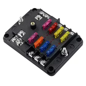 FFB-B-6 FEMEDO Fuse Block Negative Bus Atc Ato Circuit Box
