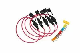 794163194187 FIT4LESS Car Line Fuse Holder Cable Mini Spade #2