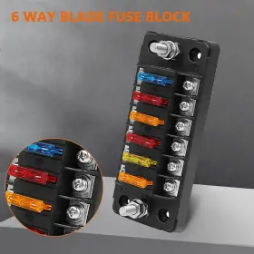 FL1671040401AT FLATROAD Auto Car Boat Blade Fuse Holder Box
