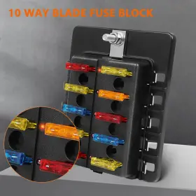 FL1671080401AT FLATROAD Blade Fuse Box Holder Block Cover