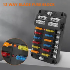 FL1671130401AT FLATROAD Blade Fuse Block Holder Box Marine