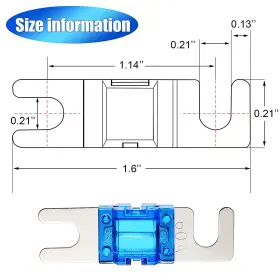 705353225048 FRIENDA Mini Anl Fuse Pack Car Audio Mari #2