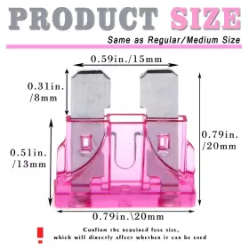 313103916988 FYMUSING Blade Fuse Car Amp Standard #2