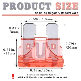715377755384 FYMUSING Blade Fuse Car Amp Standard #3