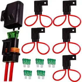 RW-F008C GAOEKOIUS Waterproof Ato Atc Inline Blade Fuse Kit