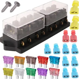 E077 GEBILDET Car Blade Fuse Holder Box Terminals Auto Marine