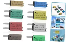 GM-EP-E73 GENUINE MARINE Atm Manual Resettable Fuse Mini Set