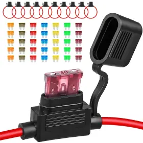 GW001 GIWIEMI Pack Inline Fuse Holder Awg Waterproof Wi
