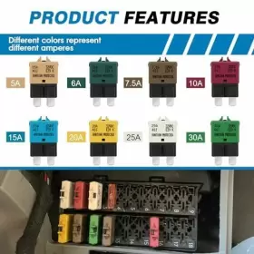 427114181556 GLOSO Circuit Breaker Fuse Manual Car Rv Marine #3