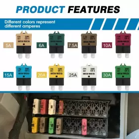 427246372907 GLOSO Circuit Breaker Manual Fuse Car Rv Marine #3
