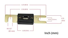 427295305093 GLOSO Bdfl Anl Fuse Bolt Down Pack Holder #3