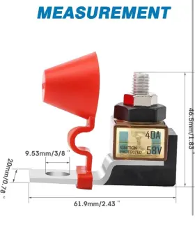 IPBF-300A GLOSOTECH Gloso Marine Battery Fuse Stud Terminal #2