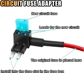GLSOWEE-KMGS-184 GLSOWEE Car Circuit Fuse Tap Adapter Mini #3