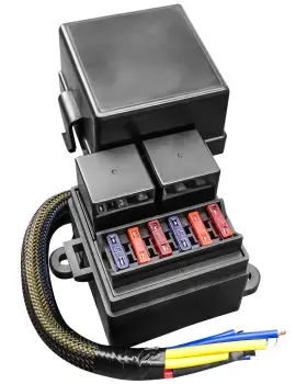 REAYFS25-D GMURA Prewired Fuse Relay Box Waterproof Slots Atc