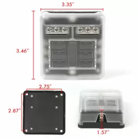 GONEPARTS1228-258 GONEPARTS Car Marine Waterproof Fuse Box #2