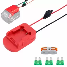675234110605 GONOCOP Power Wheels Adapter Milwaukee Battery
