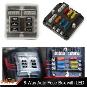 E-02FBB0001ABK GRANDORANGE Car Marine Auto Blade Fuse Holder #3