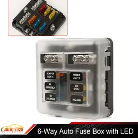 E-02FBB0001ABK GRANDORANGE Car Marine Auto Blade Fuse Holder
