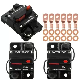 689566830674 HAMOLAR Pack Car Audio Fuse Circuit Breaker Amp