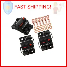 721703426378 HAMOLAR Pack Car Audio Fuse Circuit Breaker Amp