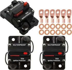 CB5-50A HAMOLAR Pack Auto Car Stereo Audio Circuit Breaker