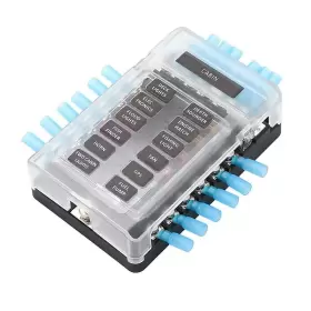 619191637089 HIMOZEAN Blade Fuse Block Negative Bus Marine Rv