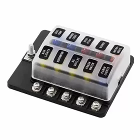 612048435074 HUKYU Blade Fuse Holder Box Led Indicator Auto #2