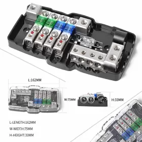 SE2067YF008 HUKYU Led Car Audio Stereo Anl Fuse Holder #2