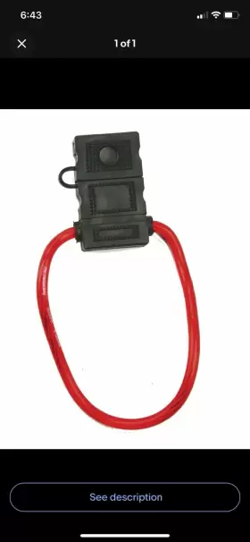 086429037889 INSTALLBAY Bay Maxifh Maxi Fuse Holder Cover