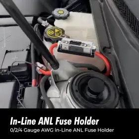 IGSANL300 INSTALLGEAR Gauge Awg Line Anl Fuse Holder Amp #2