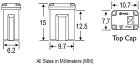 681599237574 JESUNK Mcase Mini Box Cartridge Fuse Kit #3