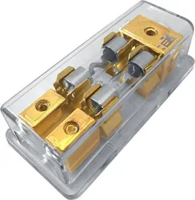 JTB-FH-19 JEX ELECTRONICS Twin Agu Line Fuse Holder Block