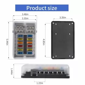 768461633839 JINYUAN Fuse Box Blade Block Led Indicator #2