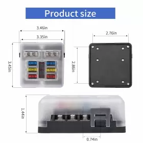 768461633921 JINYUAN Fuse Box Blade Block Led Indicator Damp #2