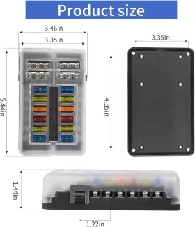 QR1714-001 JINYUAN Bloque Fusibles Para Barcos Panel Marino #2