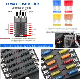 QR1714-001 JINYUAN Bloque Fusibles Para Barcos Panel Marino #3