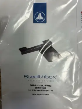 Sba-j-jlu-fhb JL AUDIO Up Jeep Wrangler Gladiator Fuse Holder #2