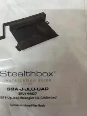 99837 JL AUDIO Jeep Wrangler Gladiator Jt Universalrack Sba #2