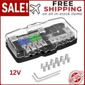 AFS-30 JOINFWORLD Fused Power Distribution Block Car Audio