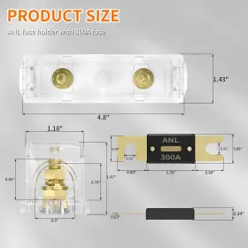 ANLF1-300A JOINFWORLD Fuse Holder Block Amp Anl #2